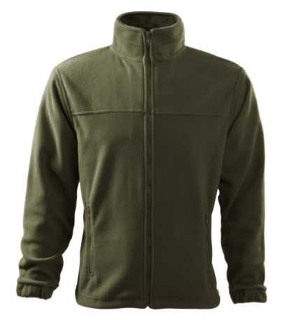 Pánska mikina (MALFINI Fleece jacket 280) > zelená (military) > S