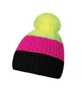 Zimná čiapka > čierna / ružová / žltá