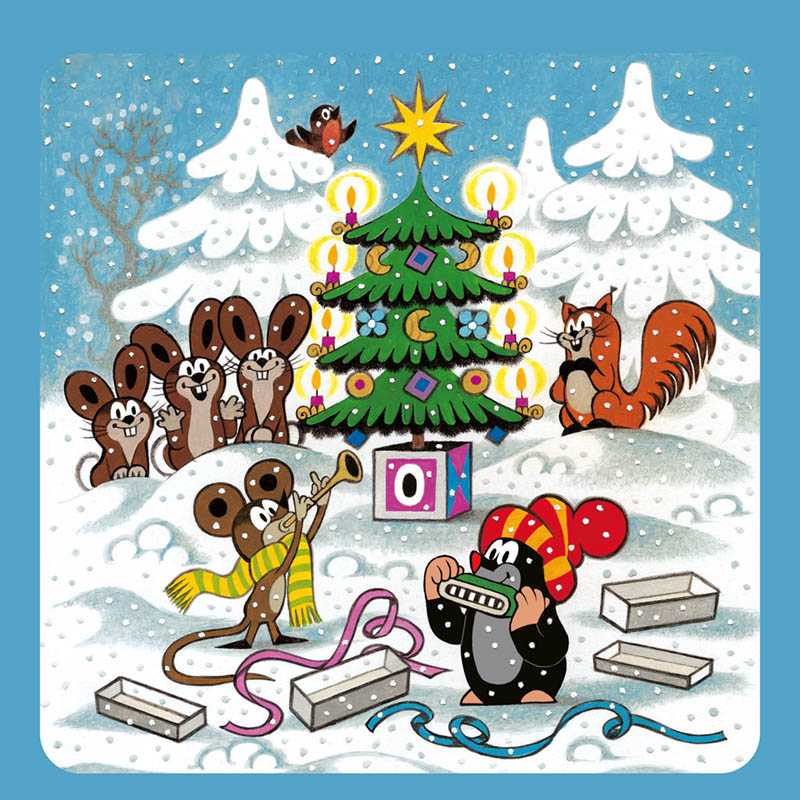 Nástenný kalendár (Krtko 2026) - 30 x 30 x 1 cm