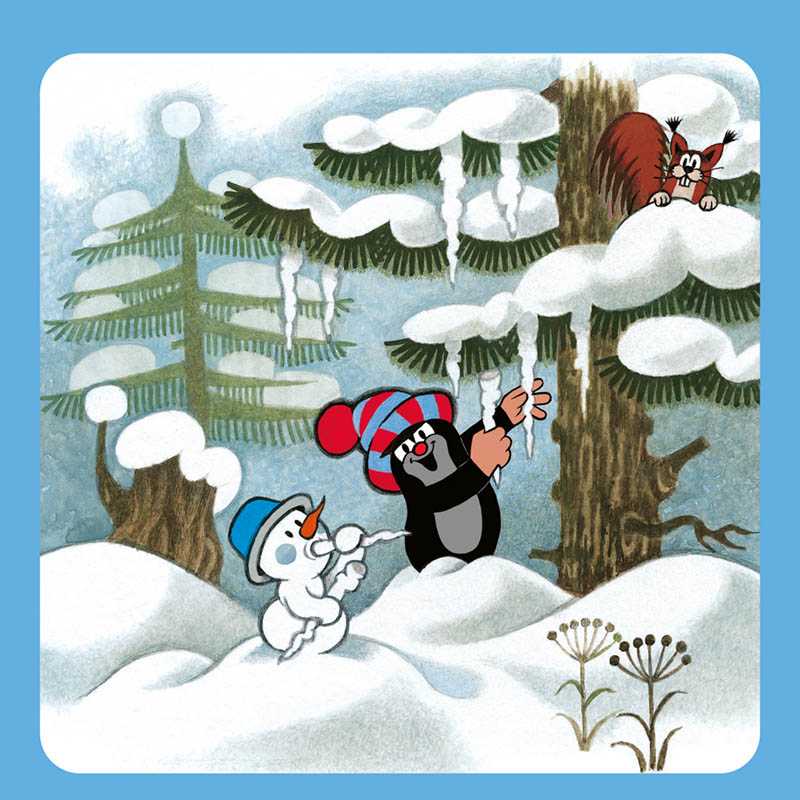 Nástenný kalendár (Krtko 2026) - 30 x 30 x 1 cm