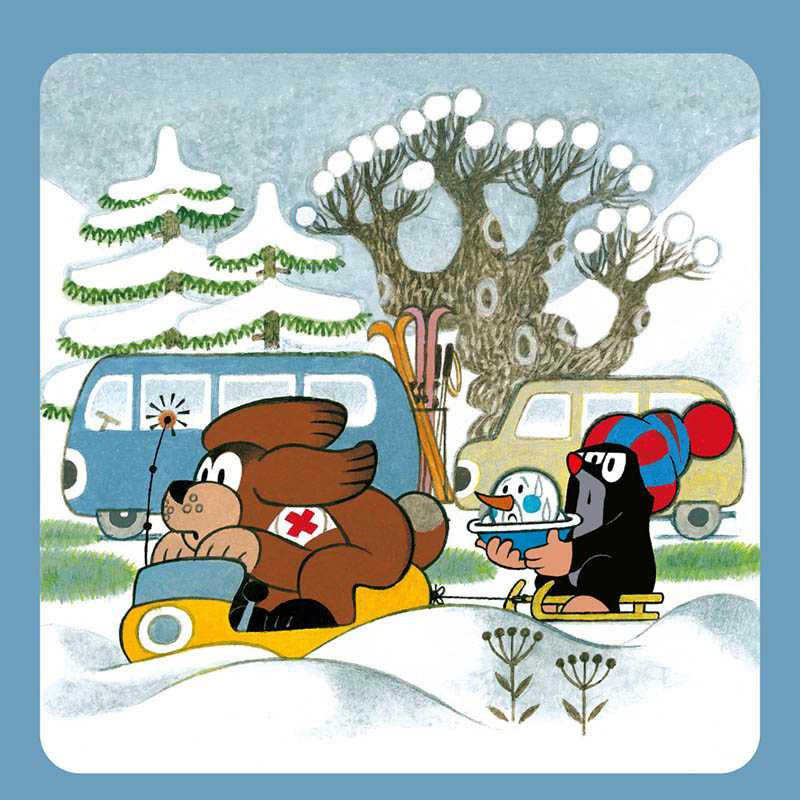 Nástenný kalendár (Krtko 2026) - 30 x 30 x 1 cm