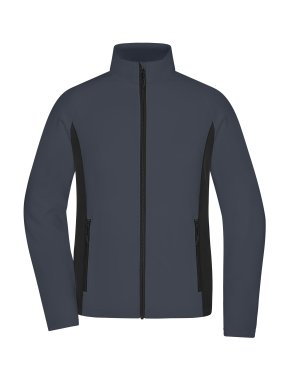 Dámska bunda (JN Ladies' Stretchfleece Jacket) > šedá (carbon) / čierna > L