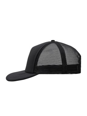5 panelová šiltovka (MB 5 Panel Flat Peak Cap) > čierna