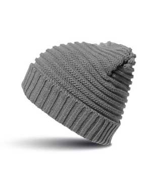 Čiapka (RESULT BRAIDED HAT) > šedá / čierna
