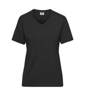 Dámske tričko (JN Ladies BIO Workwear T-Shirt SOLID) > čierna > M