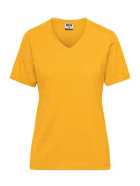 Dámske tričko (JN Ladies BIO Workwear T-Shirt SOLID) > žltá (gold) > S