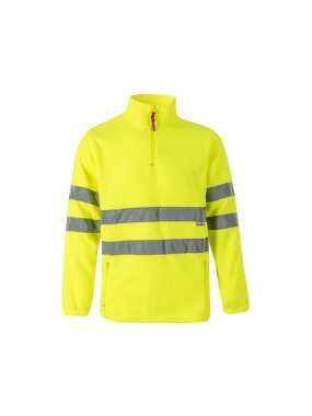 Pánska mikina (VELILLA HV FLEECE) > žltá (hi-vis) > L