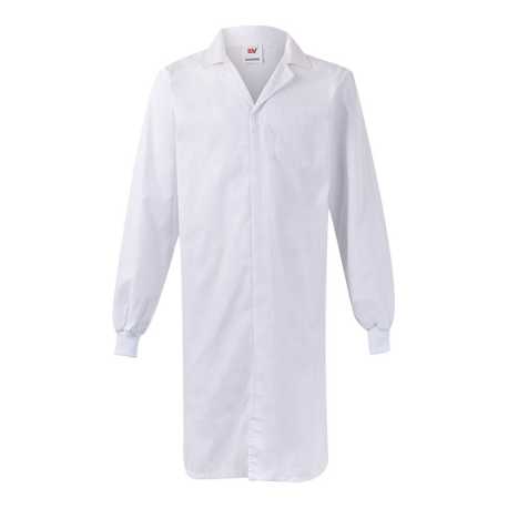 Unisex plášť (VELILLA VELCRO COAT) > biela > M