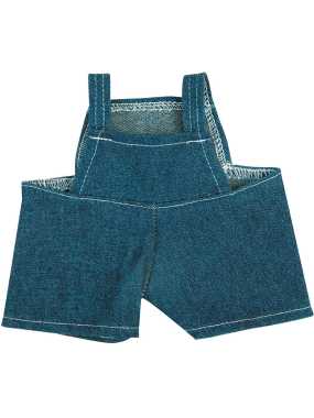 Oblečenie pre plyšové hračky (MBW Jeans overall) > modrá (dark) > M