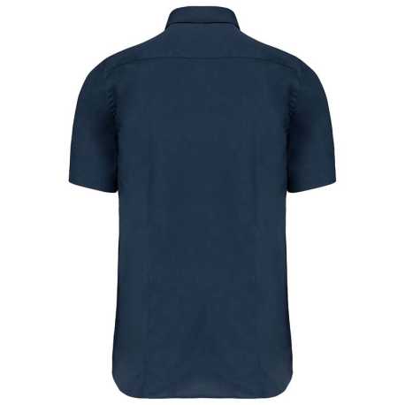 Pánska košeľa (KARIBAN MENS SHORT SLEEVE SHIRT) > modrá (navy) > 2XL