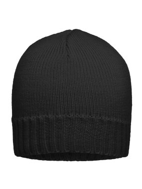 Zimná čiapka (MB Rib-Beanie) > čierna