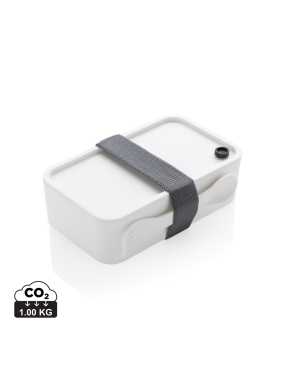 Krabička na jedlo z PP s príborom > biela