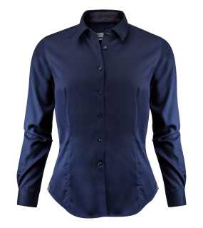 Dámska košeľa (James Harvest PURPLE BOW 146 WOMAN) > modrá (navy) > L