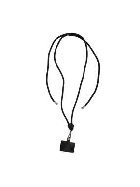 Šnúrka/lanyard na obal telefónu  > čierna