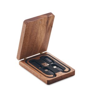 Sada káblov 3v1 > hnedá (wood)