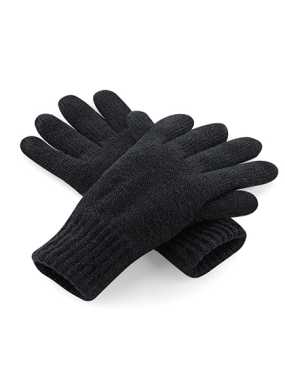Unisex rukavice (Beechfield Classic Thinsulate Gloves) > čierna > L/XL