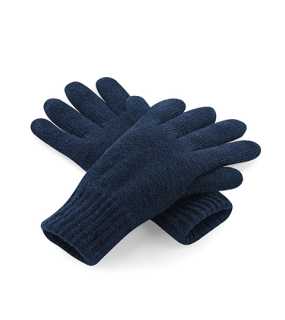 Unisex rukavice (Beechfield Classic Thinsulate Gloves) > modrá (french navy) > S/M