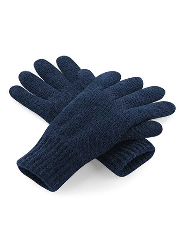 Unisex rukavice (Beechfield Classic Thinsulate Gloves) > modrá (french navy) > S/M