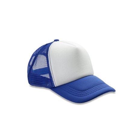 5 panelová šiltovka (RESULT Core Detroit 1/2 Mesh Truckers Cap)>modrá (royal) / biela