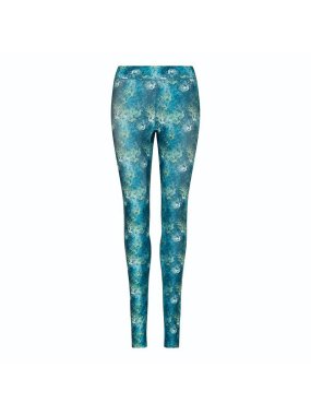 Dámske legíny (Just Cool WOMEN'S COOL PRINTED LEGGING) > modrá (tropical reef) > XS