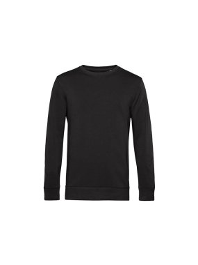 Pánska mikina (B&C Organic Crew Neck)>čierna (urban)>M