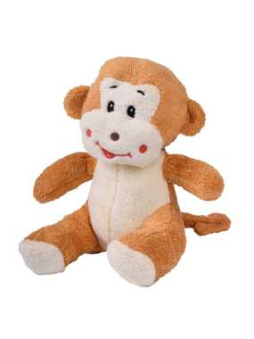 Plyšová hračka > hnedá / biela