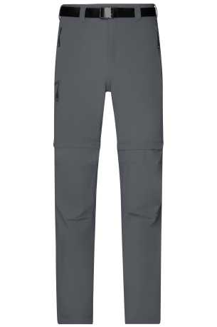 Pánske nohavice(DAIBER Mens Zip-Off Trekking Pants) > šedá (carbon) > XL