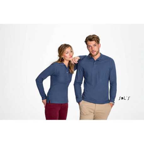 Pánska polokošeľa (SOLS WINTER-II LONG SLEEVE POLO SHIRT) > modrá (navy) > S