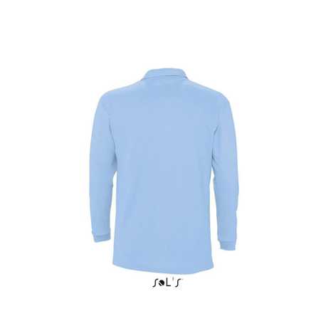 Pánska polokošeľa (SOLS WINTER-II LONG SLEEVE POLO SHIRT) > modrá (sky) > S