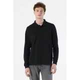 Pánska polokošeľa (SOLS WINTER-II LONG SLEEVE POLO SHIRT) > modrá (navy) > S