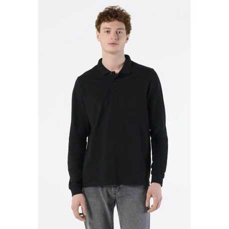 Pánska polokošeľa (SOLS WINTER-II LONG SLEEVE POLO SHIRT) > modrá (navy) > S
