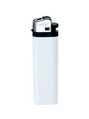 Kamienkový zapaľovač > biela / chrómová