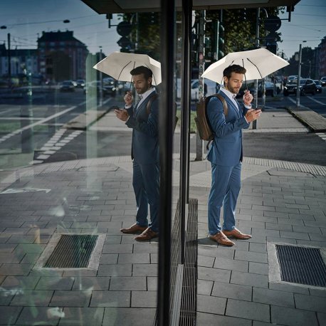 Skladací dáždnik (FARE Mini umbrella FiligRain Only95) > béžová (cream)
