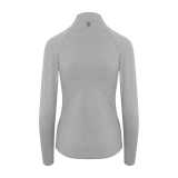 Dámske tričko (Just Cool WOMEN'S COOL FLEX 1/2 ZIP TOP) > šedá (silver) > XS