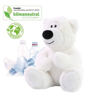 Plyšová hračka (MBW RecycleBear Ice) > biela > M