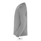 Destké tričko (SOL'S IMPERIAL LSL KIDS - LONG SLEEVE T-SHIRT)>šedá (melange)>10r