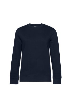 Dámska mikina (B&C QUEEN Crew Neck) > modrá (navy) > XL