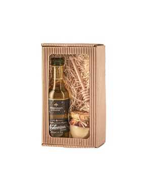 NATUR set Honeycraft - Honeycraft medovina 180 ml, pastovaný med v amfore 250 g, medulka