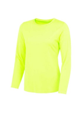 Dámske tričko (Just Cool WOMEN'S LONG SLEEVE COOL T) > žltá (electric) > XS