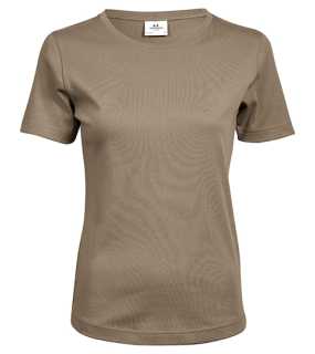 Dámske tričko (Tee Jays Womens Interlock Tee) > béžová (kit) > M
