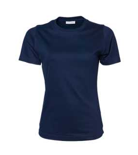 Dámske tričko (Tee Jays Womens Interlock Tee) > modrá (navy) > 2XL