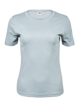 Dámske tričko (Tee Jays Womens Interlock Tee) > modrá (ice) > 3XL