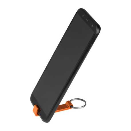 Otvárač fliaš a držiak na mobil s kľúčenkou > oranžová