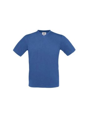 Unisex tričko (B&C EXACT V-NECK) > modrá (royal) > 2XL