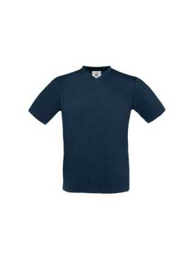 Unisex tričko (B&C EXACT V-NECK) > modrá (navy) > M