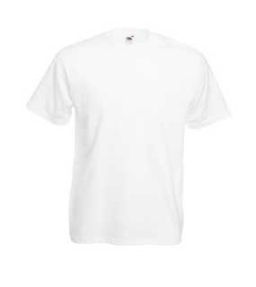 Pánske tričko (FRUIT OF THE LOOM Valueweight T) > biela > L