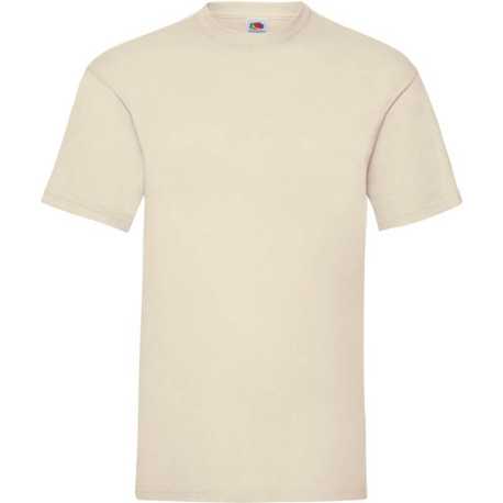 Pánske tričko (FRUIT OF THE LOOM Valueweight T) > béžová(natural) > 3XL