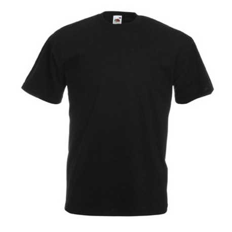 Pánske tričko (FRUIT OF THE LOOM Valueweight T) > čierna > L