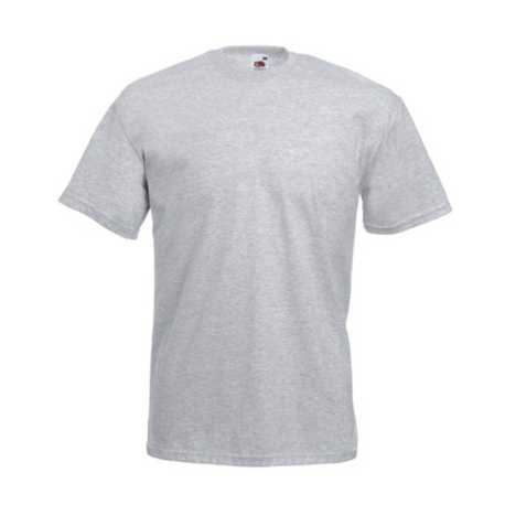 Pánske tričko (FRUIT OF THE LOOM Valueweight T) > šedá(heather grey) > 4XL