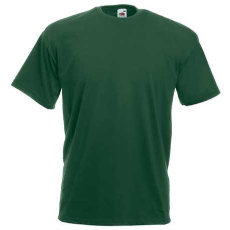 Pánske tričko (FRUIT OF THE LOOM Valueweight T) > zelená (bottle) > 3XL